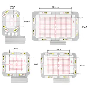 Sew Tech 4in1-BMK Magnetic Embroidery Hoop (Bar Magnets) for Brother V3 NV800E N V3LE V3SE XP1 XP2 XP3 NV870V880E NV2700 BP1400E BP1430L BP1530L BabyLock Flare Solaris Altair Destiny Ellageo Ellegante Ellisimo,Magnetic Embroidery Machine Sash Frames