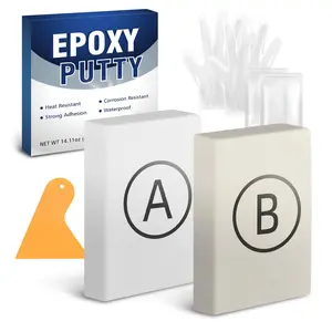 Epoxy Putty White - 14oz  Repair Pool & Plumbers Putty, High- 2-Part Epoxy Clay for Metal Ceramic Tile ,  Leak Fix for Swimming Pool, Pipe, Crack, Hole, Sculpting