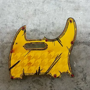 Crepitis Guitarsenal Custom Cel Shaded Tele Style 8 hole Hand Painted PickGuard