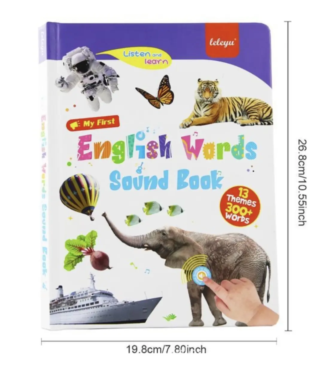 Multicolor English Talking SoundFlashcards Interactive Language Toyfor 1-6 Years Toddlers - 300+ Words,Songs, Games - Unisex MontessoriEarly Learning Battery-Powered Toy,Home/Preschool Activity GiftChristmas New year Birthday Gifts Visit the Lvy25 Store