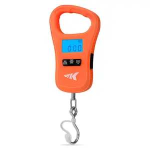 Fish Scale, ToughTide USB Charging Fishing Scale, 65lb Capacity, Ultra-Thin Digital Fish Scale, LCD Display,  Handle, Fish Scales Digital Weight, Fishing Accessories for Men