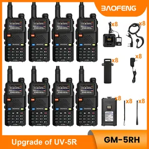 BAOFENG Radio GMRS UV-5RH (Upgrade of UV-5R) Ham Radio,   Rechargeable Digital Wireless Walkie Talkie Long Range, Portable Handheld 2way Ridio, Emergency Preparedness Audio