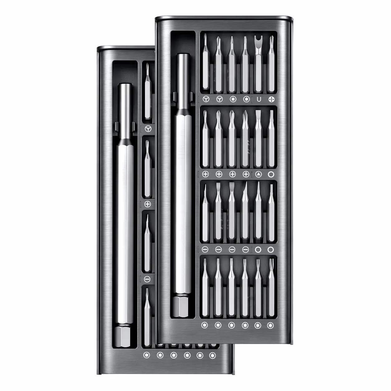 25 in 1 Precision Screwdriver Set, Manual Screwdriver Kit with Aluminum Handle, Multi-Function Repair Tool for Phone, Electronics, Laptop, and Household Repairs