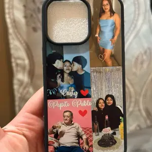 Phone Cases - "Tu foto o diseno aquí" Design with J&S Logo, Lightweight and Durable Protection for iPhone Models