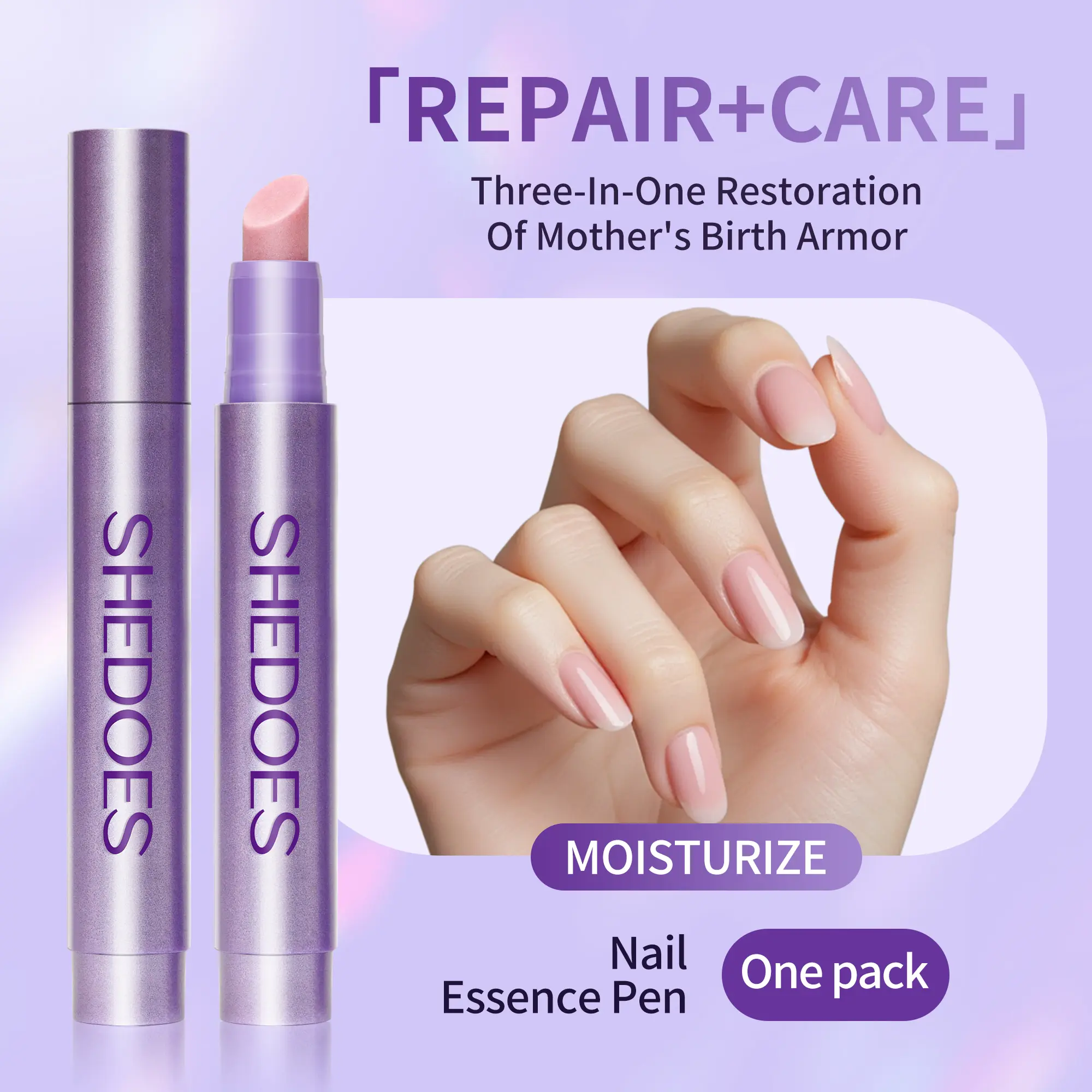 Nail Essence Pen Nail Art Nail Repair Cuticle Moisturizing Nail Strengthener Strong Shiny Nail Anti-Breaking Barb Nail Oil Nail Care Product