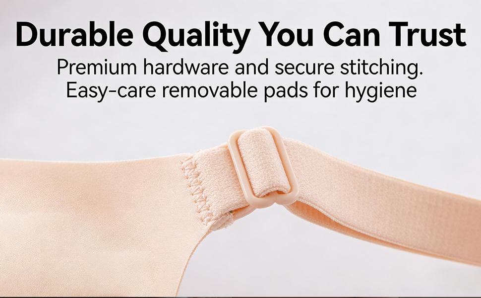 EssElegance  Bra with Seamless Back Smoothing & Posture Support. Features Backless Lift Technology and Wire-Free Push-Up Style. Unlined, Ultra-Breathable Comfort for Everyday, Livestream, & Formal Events. tshirt  approved zip front nonslip yoga