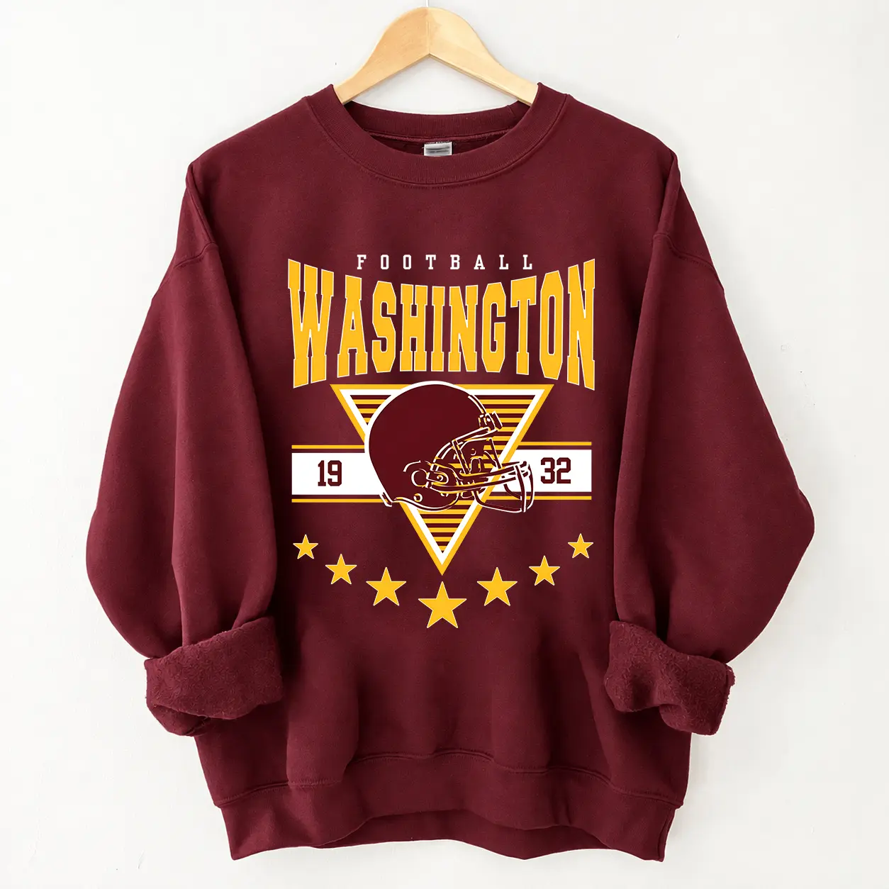 Washington Football Sweatshirt, Commander Football Gameday Sweatshirt, Washington Football Fan Shirt, Vintage Commander Football Shirt Gift