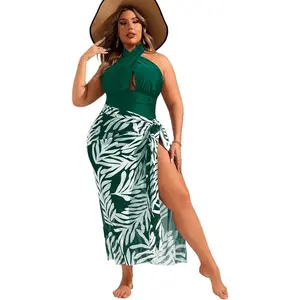 YOUNGDEER Women’s Skirted Swimsuit Set Two Piece Swimwear with Cover Up Bathing Suit for Beach Pool Vacation