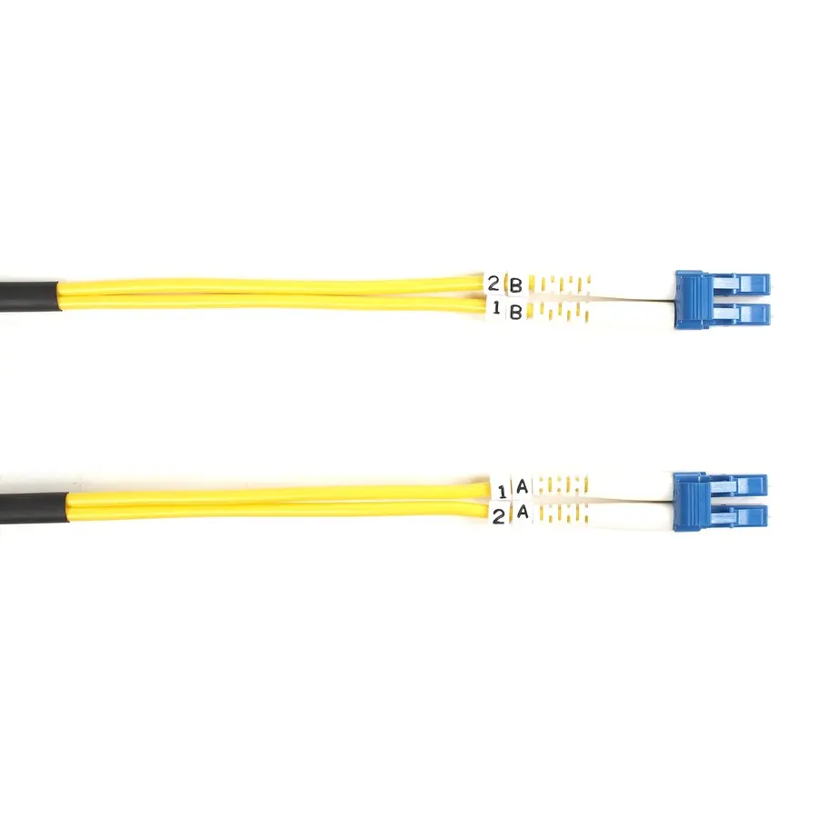 Black Box Fiber Optics Patch Cable - 9.84FT Single-Mode Value Line, LC Connector, Male-to-Male, Yellow