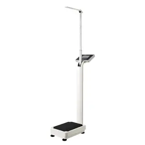 VEVOR Medical Digital Scale, Professional Physician Scale for Weight Height, Multi-Function Medical Physician Scale with Built-in Height Rod, 2 Unit (kg/lb), BMI for Home Hospital Gym, 660LBS Capacity