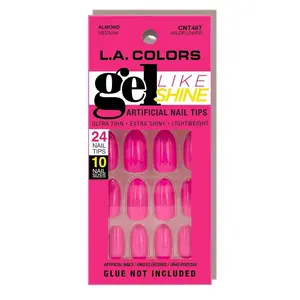 Gel Like Shine Nail Tips, Wildflower CNT487