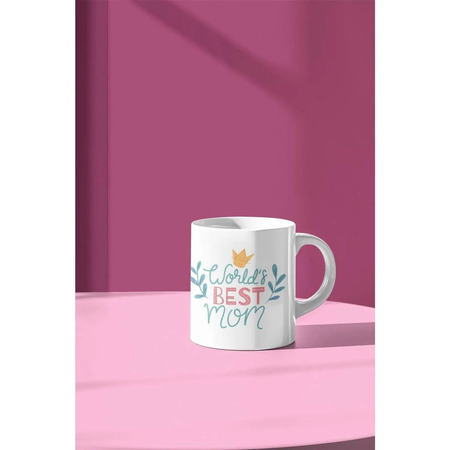World's Best Mum Mug, Mom Gift, Personalized Mug, Funny gift, Original Gifts Ideas, Tea Cup Gift, Coffee Mug, Birthday Mug, Mug for Mom Ceramic Drinkware