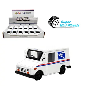 Kinsfun 1:72 USPS LLV Truck 2.5" Diecast Metal Car