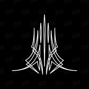 Classic Hot Rod Pinstripe Vinyl Decal - Authentic Look for Your Ride - Car Window Decal, Laptop Sticker, Tumbler Decal, Decal for Cup