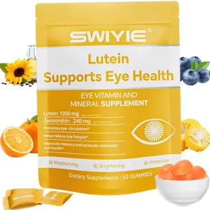 Swiyie Lutein & Zeaxanthin Gummies – Eye Health Supplement with Astaxanthin, Vitamin A C E – Blue Light Defense, Vision Support, Berry Flavor – 60 Gummies Healthcare Dietary Fitness Edible