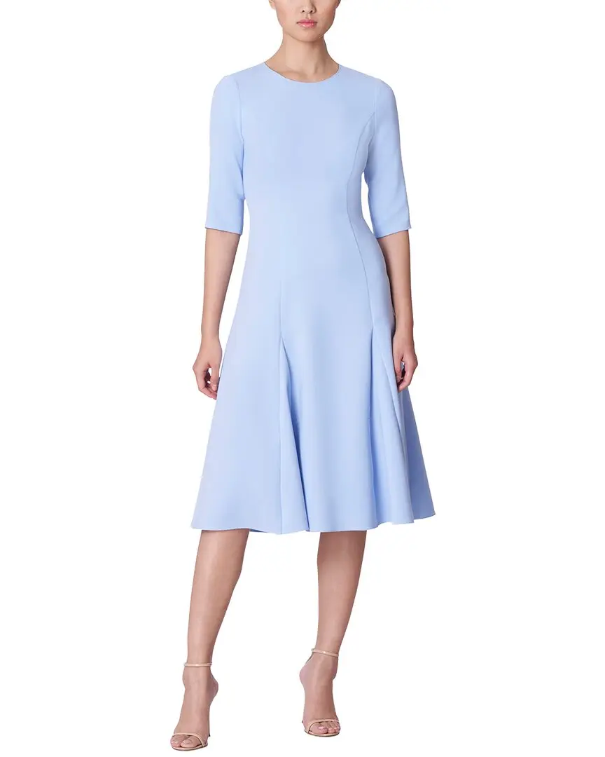 Carolina Herrera Midi Godet Dress