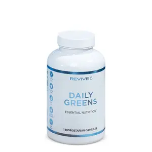 Revive Daily Greens Capsules - Natural Green Tea Capsules for Digestion Support Healthcare Fitness Supplement Edible Dietary