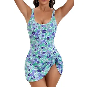 European and American trade hot item 2025 collar camisole one-piece swimsuit for women, European and American sexy cross-border trade golf sports