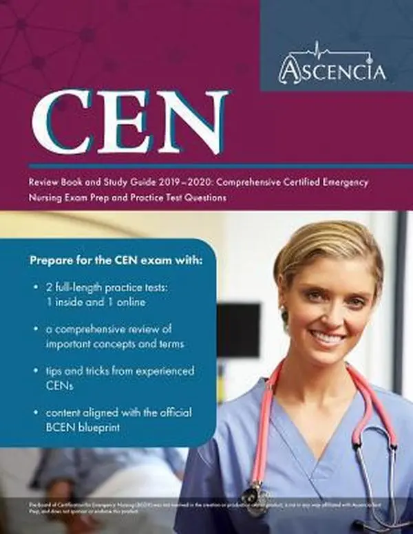 USED Book - CEN Review Book 2019-2020: Certified Emergency Nursing Exam Prep Study Guide and Practice Test Questions for the CEN Exam by Trivium Emergency Nurse Exam Prep Team (Paperback) - english