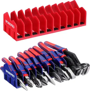 Pack Plier Organizer Rack, Pliers Holder and Cutter Organizers with NonSlip Rubber Base, Slot Tool Box Organizer, Tool Drawer Organizer, Tool Storage, Plier Rack (Pliers Not Included)