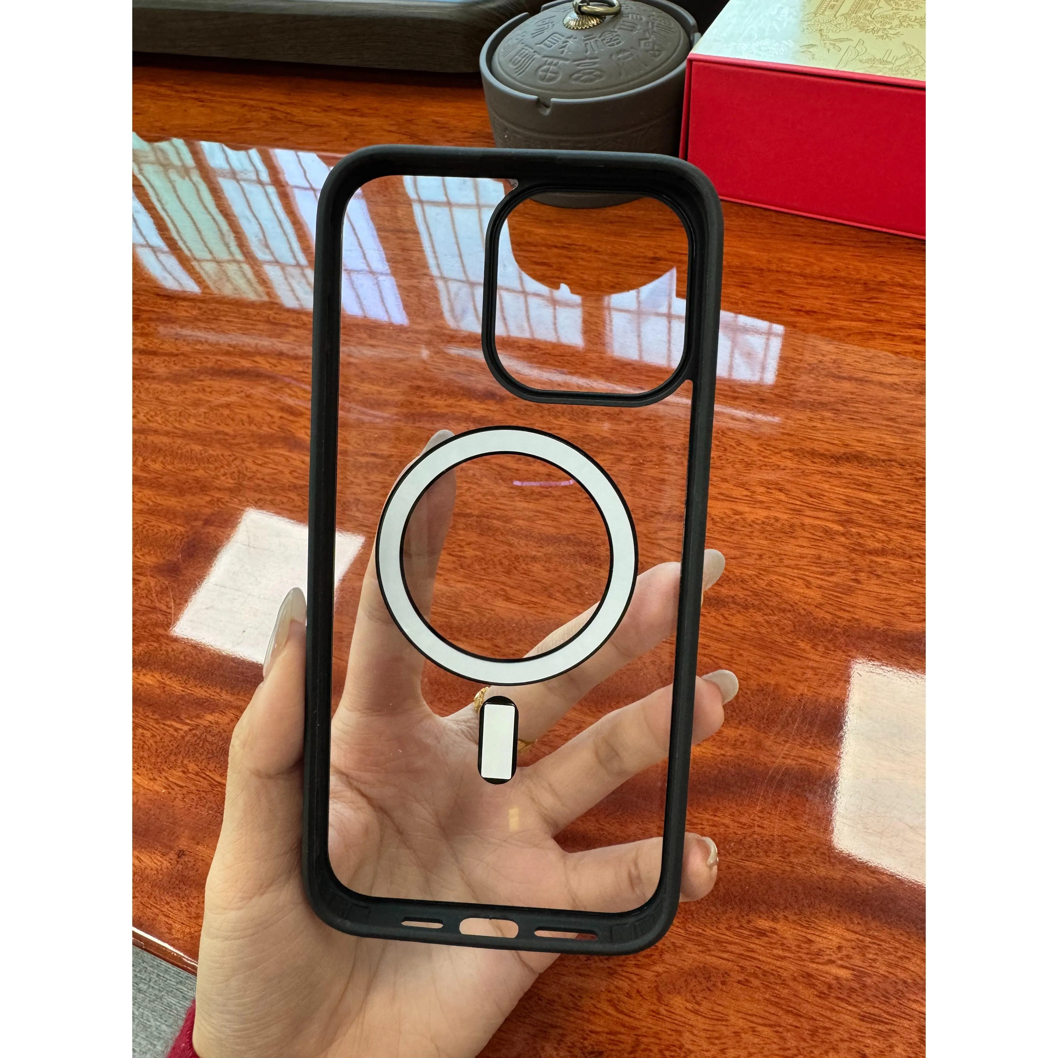 For iPhone13/13pro phone cases/iPhone13promax phone cases, compatible with MagSafe, shockproof military grade protection, magnetic iPhone case, anti drop, perfect installation, TPU solid color case