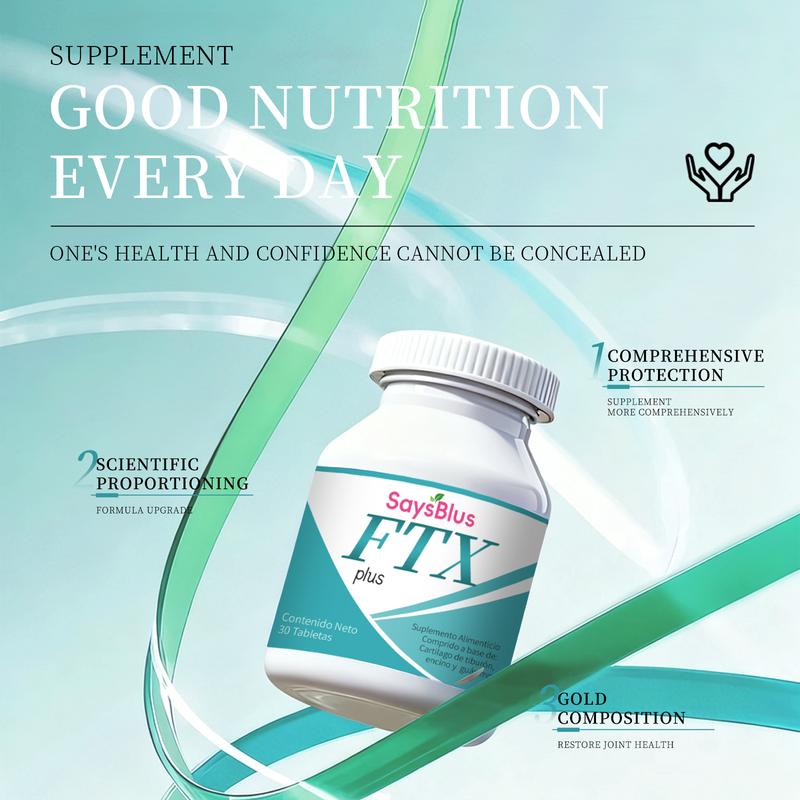SaysBlus FTX Plus Daily Joint Support Supplement: Scientifically Formulated for Comprehensive Bone & Joint Wellness