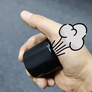 Realistic Soft Rubber Whoopee Cushion, Black/Red Prank Toy with Funny Fart Sound, Durable Synthetic Rubber, Perfect for Parties & Pranks on Friends