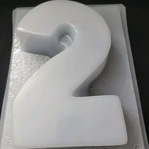 Number 2 (Two) Plastic Mold