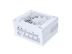 Lian Li SP V2 Gold - 750 Watt SFX Form Factor Power Supply with Native 12V-2x6 Cable - Low Noise - 80 Plus Gold Efficiency - ATX 3.1 & PCIe 5.0 Compliant - 92mm FDB Fan - 10-Year - White (SP750G.W)