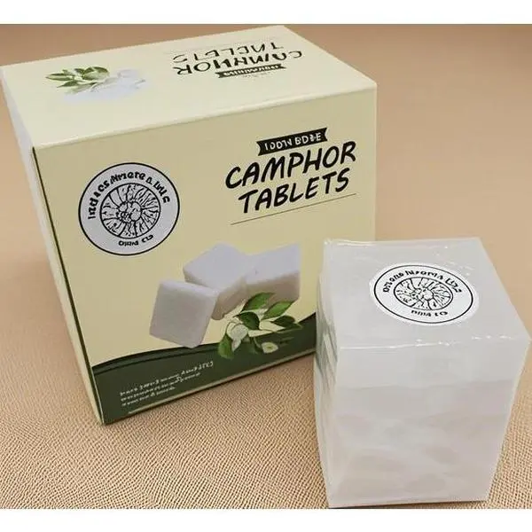 100% Natural Refined Camphor Blocks (200g) – Home Odor Control Helper, Aromatherapy Reusable Incense Tablets, Puja Essential, Freshens Home, Rooms & Puja Spaces, Premium Alcanfor for Spiritual Use