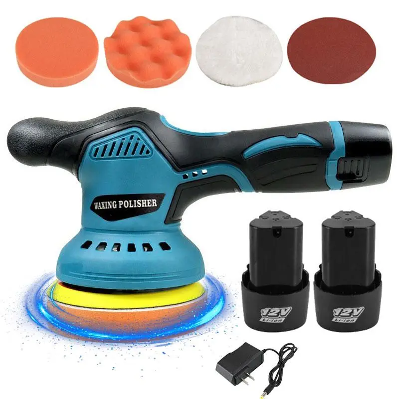 Versatile Hand-held Buffing Machine, Ergonomic Surface Polishing Gear for Car Detailing, Marble, Tile and Metal Surface Refinishing