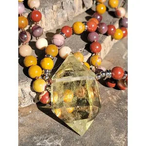Mookaite Mala, 108 Beads for Grounding & Inner Balance