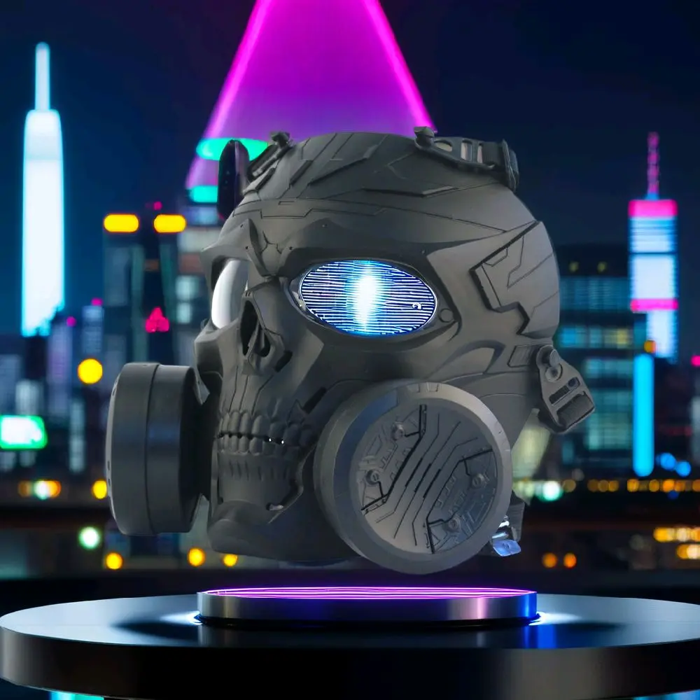 Tactical Skull Mask with Dual Fans