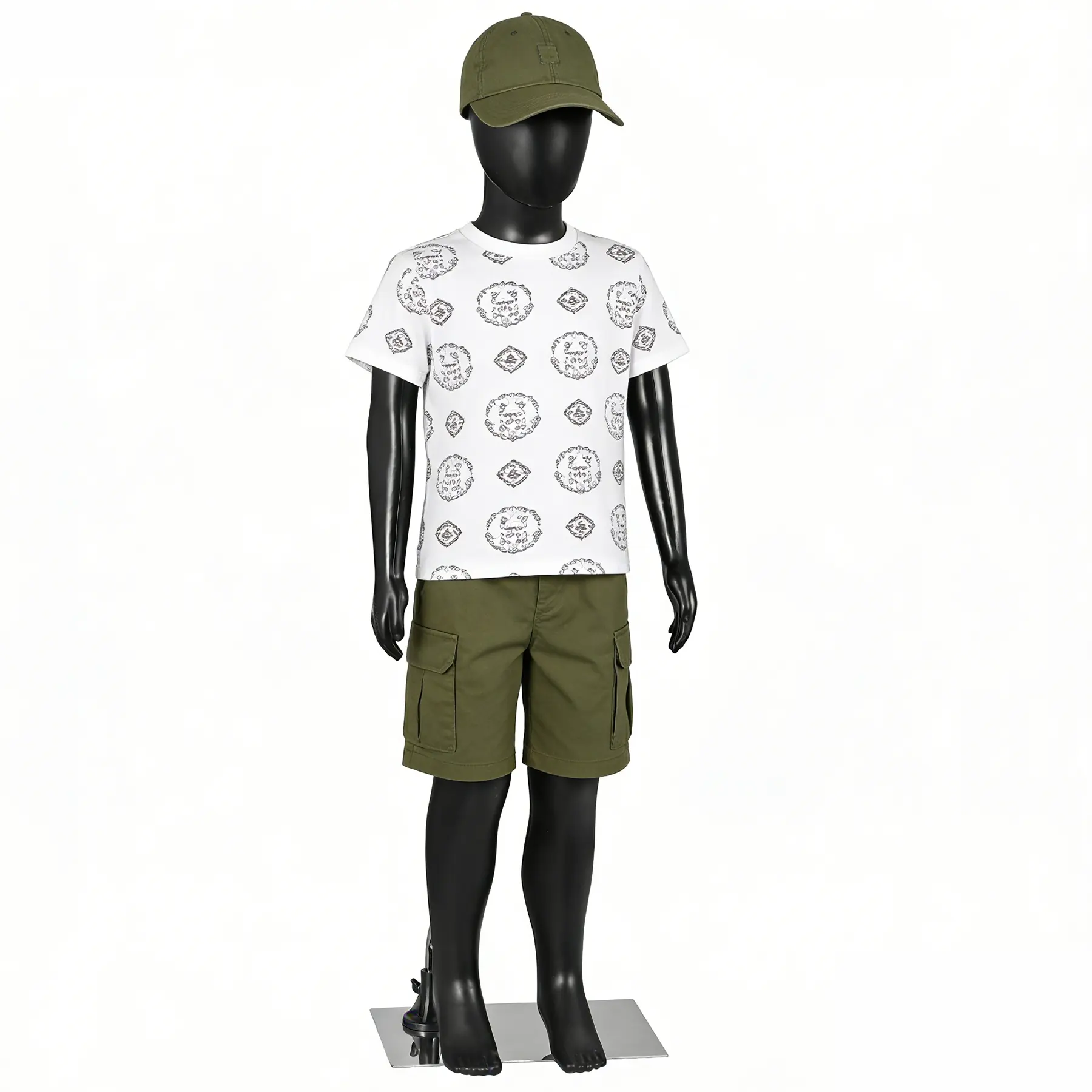 Segawe 7 lbs Lightweight PP Plastic Kids Mannequin - Child Size, Adjustable Removable Arms & Head, Tool-Free Detachable Parts, Natural Pose for Home Decor Store Display