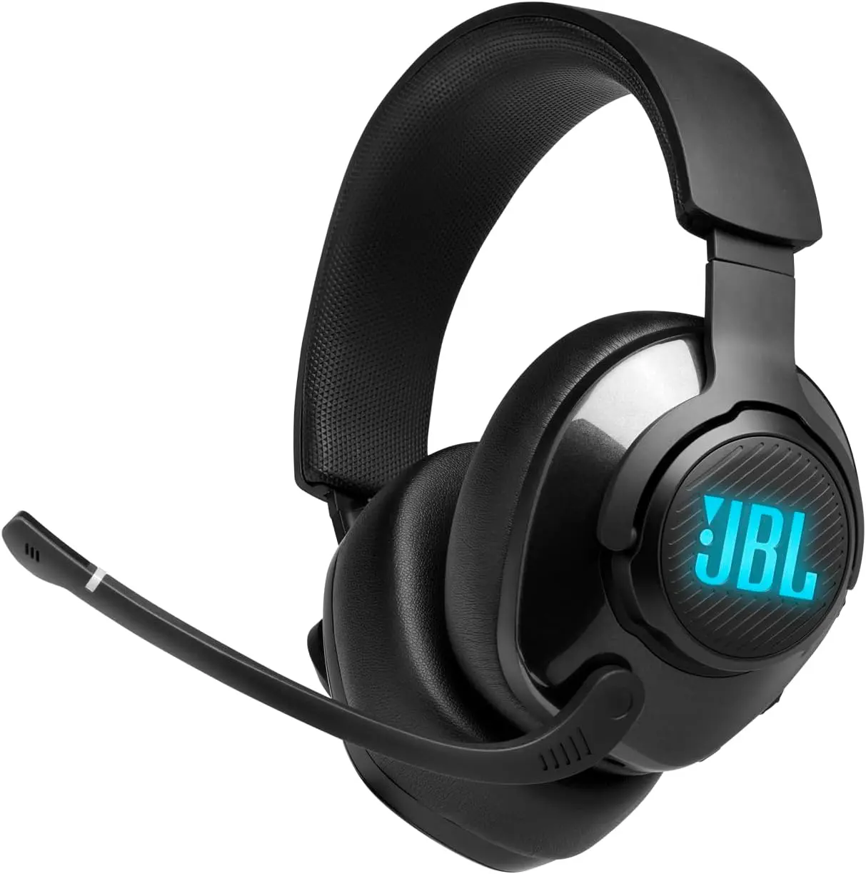JBL Quantum 400 Wired Gaming Headset | DTS, Flip-Up Mic, Memory Foam Cushions | Black JBL Quantum 400 Wired Gaming Headset | DTS, Flip-Up Mic, Memory Foam Cushions | Black