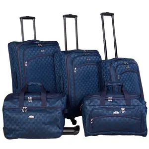 American Flyer Madrid 5-Piece Spinner Luggage Set