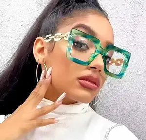 Green Goddess Eyeglasses Frames - High-Quality with Clear lens