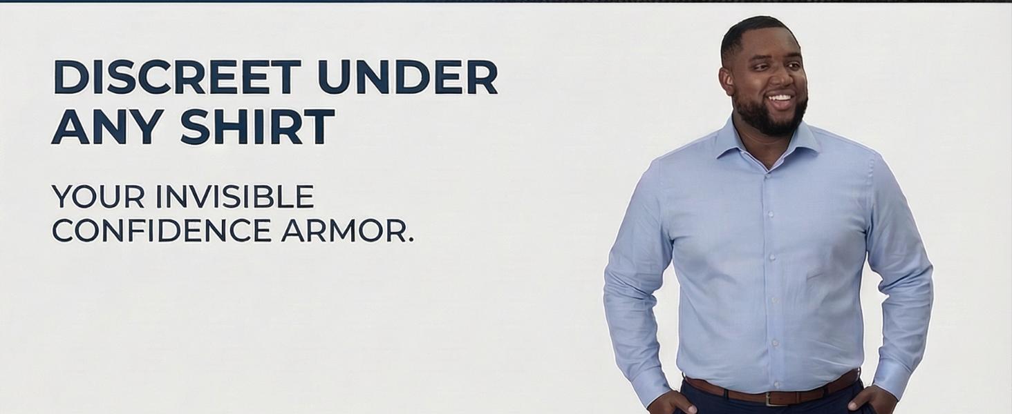 QORE LOGIQ Men&rsquo;s Compression Shapewear Shirt (Tall Fit) &ndash; Tummy Control Slimming Undershirt | Seamless Body Shaper for Gym & Daily Wear Menswear