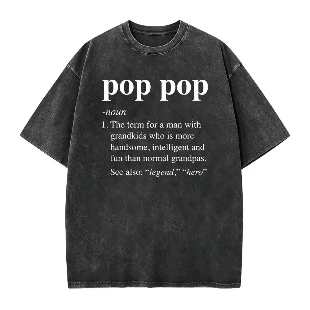 Humorous Pop Pop Definition Tee for Men, Unisex Retro Small Shirt Featuring a Pop Pop Drug Explosion Joke Design. Casual Graphic Shirt Perfect for Grandpa. Happy Mother'S Day Shirt for The Best Mom Ever, a Great Gift Idea,