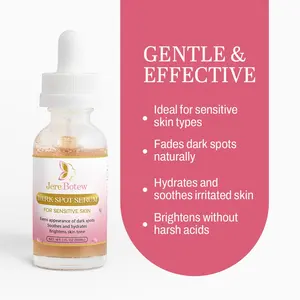 Jere Botew Dark Spot Serum for Sensitive Skin Brightening Calendula Flower Soothing Repair No Kojic Acid Gentle Effective 1 fl oz