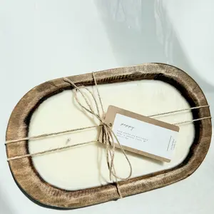 Non-Toxic Soy Dough Bowl Candle