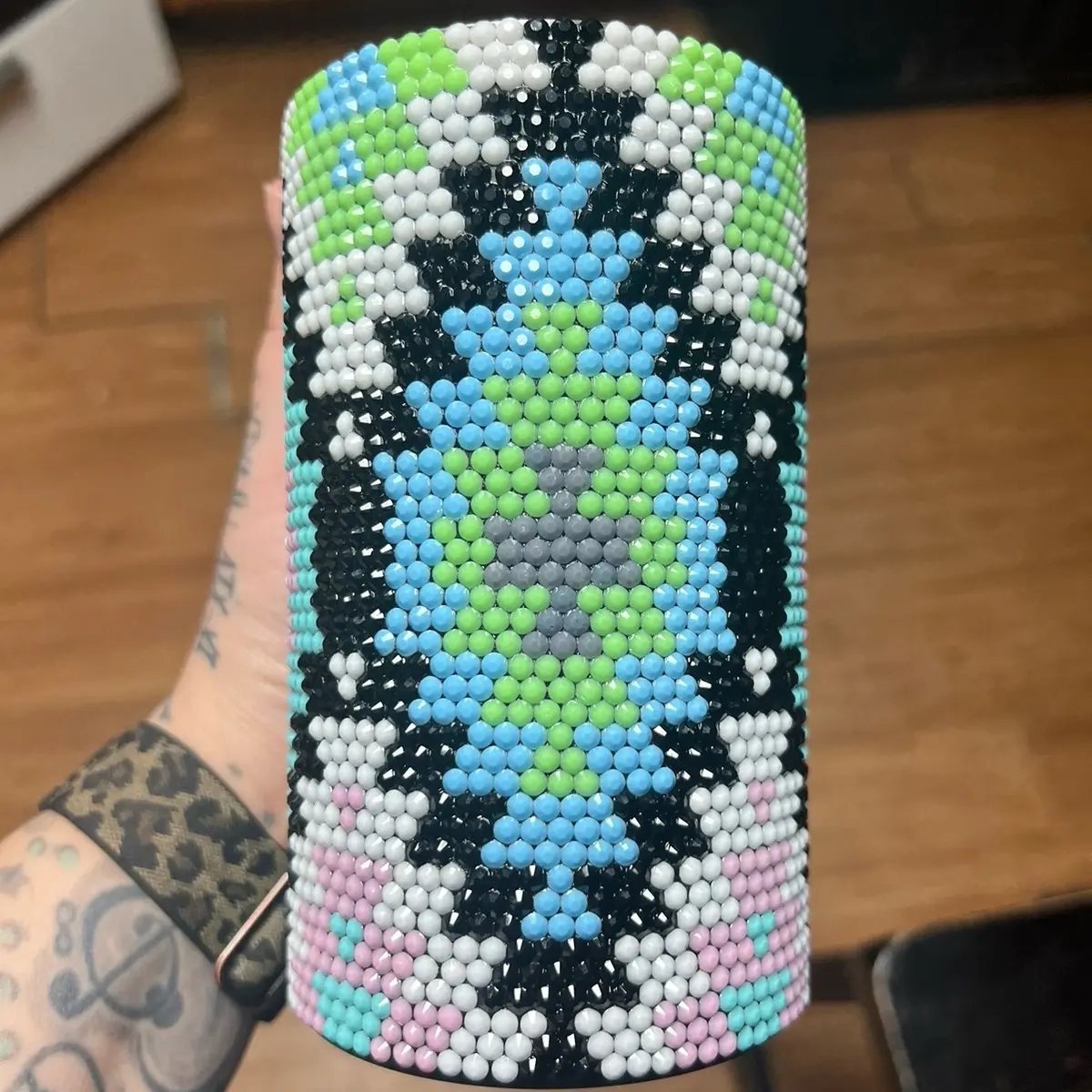 20 ounce Aztec rhinestone tumbler Drinkware