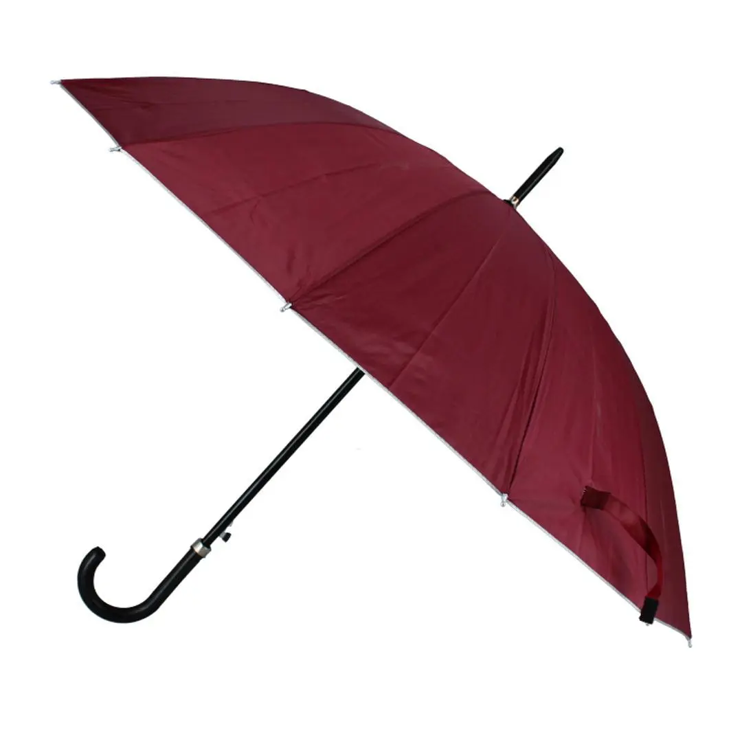 CTM Adult Sleek Solid Color Stick Umbrella, Stick Umbrellas