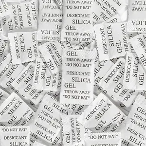 100PCS Silica Gel Packets - 2g per Bag Desiccant Beads Packs for Storage, Moisture Absorbers, Anti Humidity, Reusable, for Jewelry, Cameras, Clothes, Books, Iron Tools, Precision Instruments