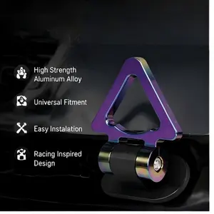 Aggressive Look! Purple  Bumper Tow Hook