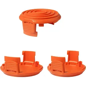 Weed Eater Replacement Spools Cap Covers  with Worx WA0007 WG116 WG119,50022833 Trimmer Line Cover,Weed Eater Spool Cap  Worx Parts 3 Pack