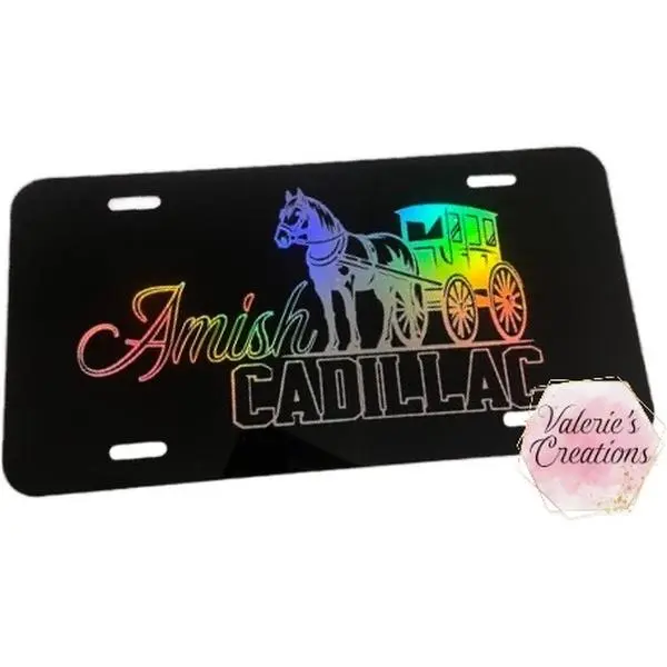 “Amish Cadillac” License Plate