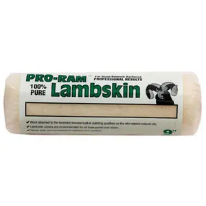 212 MAIN RC699 9 in. 100% Pure Lambskin Paint Roller Cover, size 9"