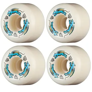 Powell Peralta Skateboard Wheels 56mm x 39mm Dragon Formula 97A AA2 Nano Rat Off White