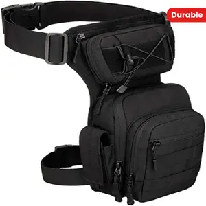 Durable Waist Fanny Pack - Drop Leg Bag For Men And Women With Multiple Compartments - Versatile Thigh Bag For Outdoor Activities, Motorcycle Riding, Hiking, And Travel
